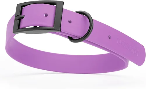 Miniatura 122 de Dogline Biothane - Collar impermeable para perro con hebilla de liberación rápida, resistente cincha de nailon recubierta con resistente y a prueba