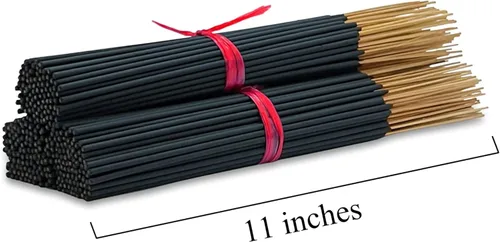 Miniatura 8 de Black Butter - Varillas de incienso exóticas de 11 pulgadas, 1 paquete a granel de 45 a 50 varillas, aroma natural de 11 pulgadas de larga duración