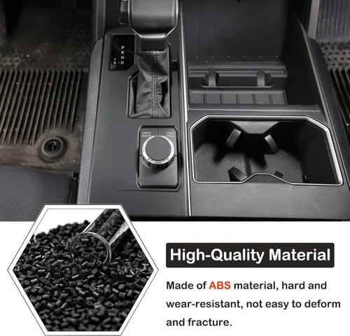 Miniatura 3 de Aunginsy Ajuste de engranajes de control central, cubierta de panel compatible con Toyota Tundra/Sequoia 2022-2025, consola de cambio de marchas