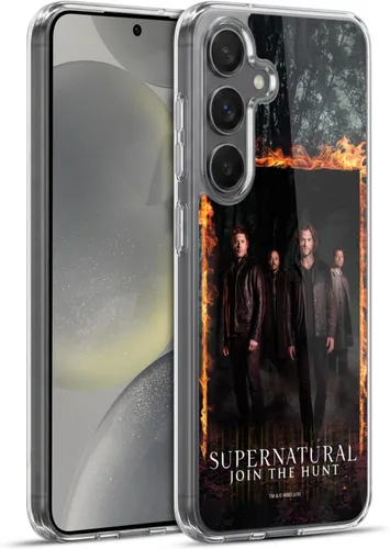 Miniatura 115 de Head Case Designs Supernatural Sam, Dean & Castiel Key Art - Funda de gel con licencia oficial [protección de grado militar] compatible con Google