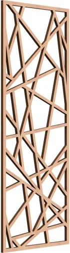 Miniatura 10 de Conway Paneles de pared decorativos de madera con calado, 9 3/8 pulgadas de ancho x 24 3/8 pulgadas de alto x 1/4 de alto, aliso