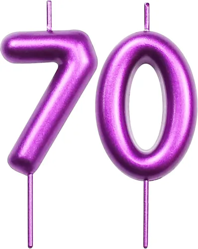 Miniatura 48 de DERVENTA Vela con números de 2.36 pulgadas, decoración perfecta para cumpleaños, brunch, postre, pastel, 1 pieza (número 0 rosa)