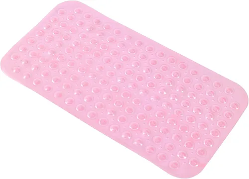 Miniatura 15 de Almohadilla de ducha antideslizante para bañera, 21 x 21 pulgadas, suave, de gran tamaño, lavable a máquina, con orificios de drenaje, ventosa