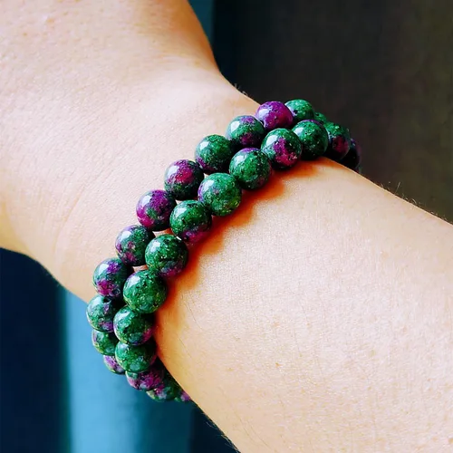 Miniatura 23 de Pulseras de triple protección con piedra de ojo de tigre de obsidiana negra con hematita para hombres y mujeres, pulsera de piedra curativa