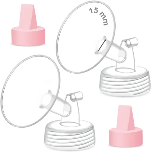 Miniatura 14 de 2X 17 mm Maymom Piezas de bomba de cuello ancho Compatibles con bombas Spectra S1/S2; Incluye bridas de boca ancha; No es una brida original