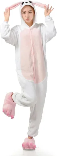 Miniatura 2 de MizHome - Pijama de conejo blanco para cosplay