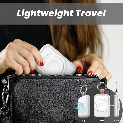 Miniatura 7 de Cargador para Samsung Galaxy Watch, 1800mAh Cargador magnético de viaje portátil para Samsung Galaxy Watch 8/8 Classic/Ultra/7/6/6