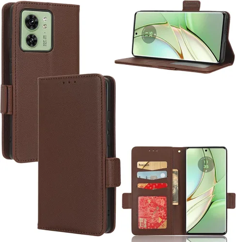 Miniatura 93 de Funda de piel sintética compatible con Motorola Moto E22 4G, funda de piel sintética compatible con Motorola Moto E22i 4G, color negro