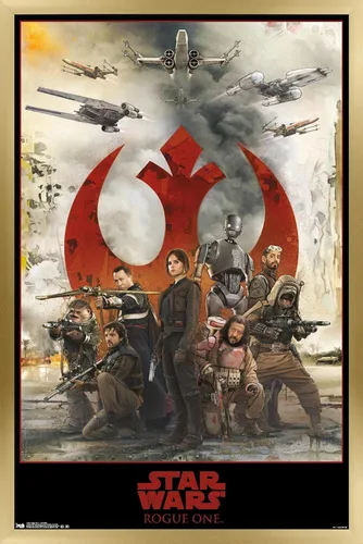 Miniatura 19 de Trends International Star Wars: Rogue One - Póster de pared de montaje, 14.725 x 22.375 pulgadas, versión enmarcada de madera de granero