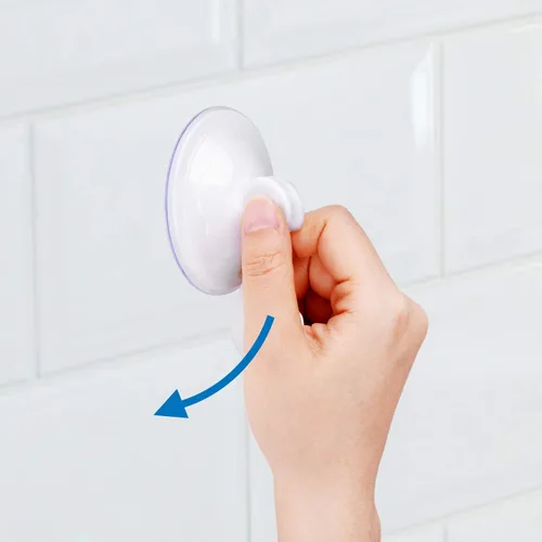 Miniatura 4 de Ganchos de ventosa, paquete de 12 – Sistema de bloqueo – Potencia de succión al vacío extra fuerte – Perchas ideales para cocina o baño