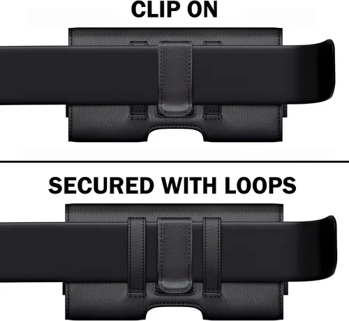 Miniatura 5 de Funda compatible solo con modelos Samsung Galaxy Ultra (S25 S24 S23 S22 S21 S20) – Funda de alta calidad para cinturón de teléfono celular con clip