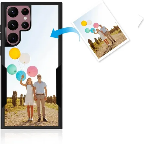 Miniatura 93 de Funda protectora personalizada para Samsung Galaxy S22 Ultra 5G (versión 2022), funda protectora de doble capa resistente con múltiples fotos, a