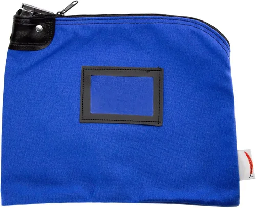Miniatura 9 de Bolsa de banco con bloqueo de lona con llave de seguridad (negro)