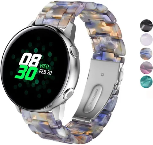 Miniatura 22 de Correa compatible con Samsung Galaxy Watch 6/6 Classic/Galaxy Watch 5/5 Pro / 4/4 Classic / 3 de 1.61 pulgadas / Active 2, correa de repuesto