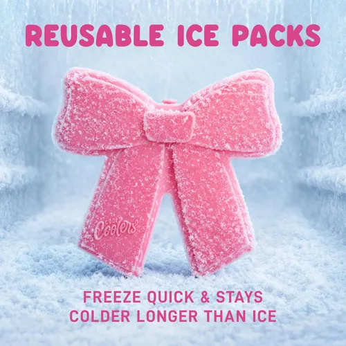 Miniatura 5 de Cool Coolers Kids Shaped Ice Packs for Lunch Boxes - Reusable Slim Ice Packs for Kids Lunch Box, Freezer Packs for Bento Boxes, Long Lasting, BPA