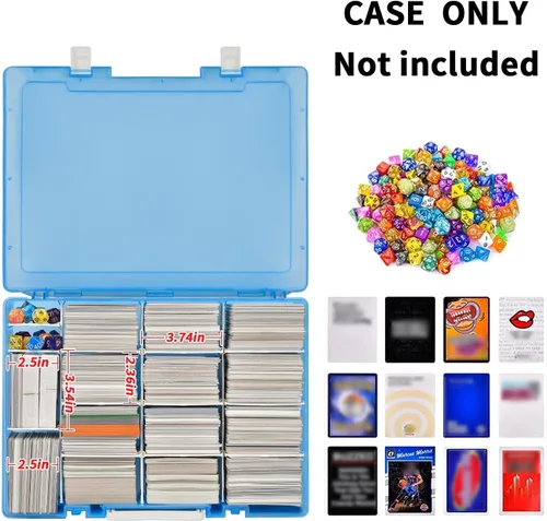Miniatura 2 de Xuerdon Caja de Almacenamiento de Tarjetas Coleccionables, Estuche Organizador para más de 2300 Cartas de Juego Compatible con PM TCG