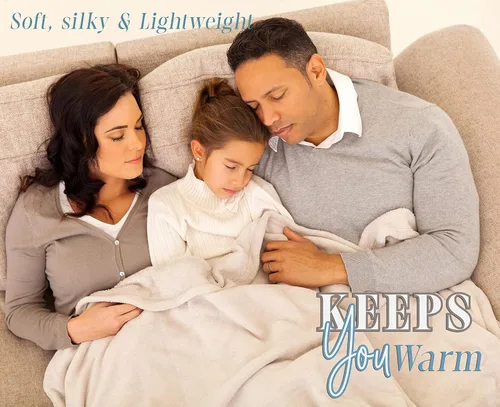 Miniatura 4 de Elegant Comfort Manta ligera estampada para todas las estaciones, ultra suave, acogedora y afelpada, manta decorativa, perfecta para descansar, 50 x