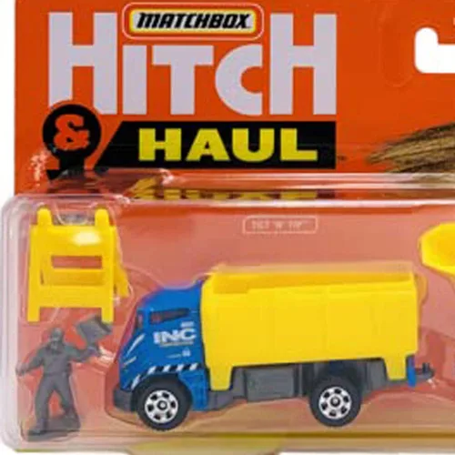 Miniatura 3 de Matchbox Enganche y arrastre - Inclinación y punta ~ MBX Remolque de cemento