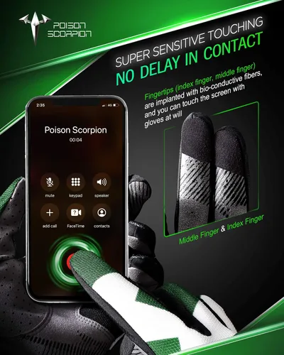 Miniatura 5 de POISON SCORPION Motocicleta Motocross Dirt Bike Guantes para hombres y mujeres