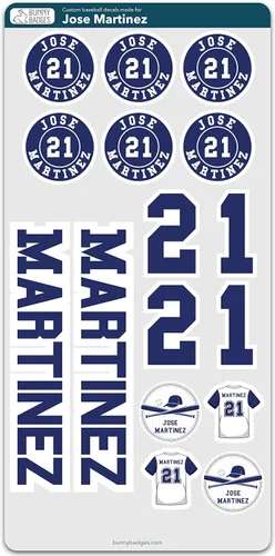 Miniatura 3 de Juego de calcomanías personalizadas para casco de béisbol, incluye calcomanías personalizadas para bates de béisbol, bates de sóftbol, cascos
