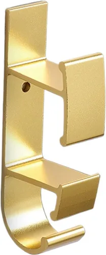 Miniatura 9 de Soporte de almacenamiento autoadhesivo, gancho de lavabo de aluminio espacial, resistente al agua, antioxidante, para cocina, baño, baño