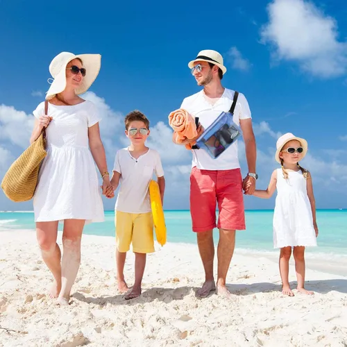 Miniatura 6 de AiRunTech Bolsa impermeable con correa para la cintura (paquete de 2) Accesorios de playa, la mejor manera de mantener tu teléfono y objetos