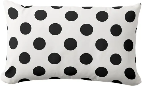 Miniatura 40 de Fundas de almohada de lunares negros sobre beige de 16 x 16 pulgadas, fundas de almohada decorativas rústicas y cuadradas para decoración del sofá