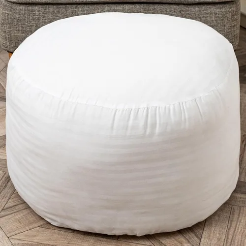 Miniatura 15 de Asuprui Puf Otomano Sin Relleno Reposapiés Otomano 20x12 Pulgadas Puf de Piso Redondo Piso Silla Bean Bag Sin Relleno Reposapiés con Almacenamiento