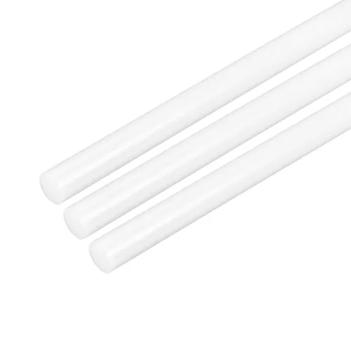 Miniatura 58 de uxcell Varilla redonda de plástico de 1/2 pulgada de diámetro y 20 pulgadas de longitud, varillas de polioximetileno, barras redondas de plástico