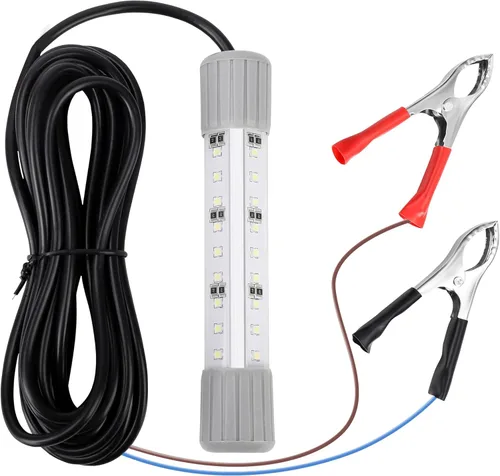 Luz de pesca submarina 12 V 15000 LM 110 V 35000 LM verde, blanco, azul, amarillo, LED sumergible barco nocturno impermeable IP68 en agua dulce y