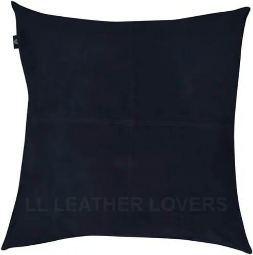 Miniatura 47 de LL LEATHER LOVERS Funda de almohada de piel de cordero - Funda de cojín para sofá, fundas decorativas para sala de estar y dormitorio, 20 x 20 Negro