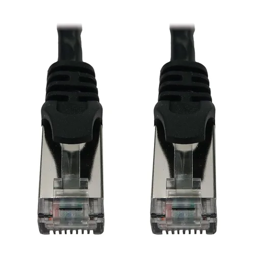 Miniatura 51 de Tripp Lite Cable Ethernet Cat6a 10G, cable de conexión de red STP moldeado sin enganches (RJ45 M/M), negro, 35 pies/34.8 ft, garantía
