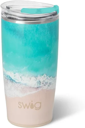 Miniatura 83 de Swig Life - Vaso aislante de 22 onzas, vaso de viaje para café con tapa, taza de café para viaje compatible con portavasos, de acero inoxidable