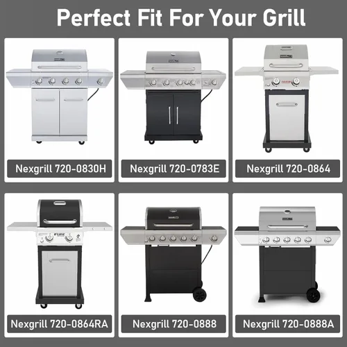 Miniatura 5 de Utheer Piezas de repuesto para parrilla Nexgrill 4 quemadores 720-0830H 720-0783E 720-0888 720-0888N, piezas de repuesto Nexgrill 4 quemadores