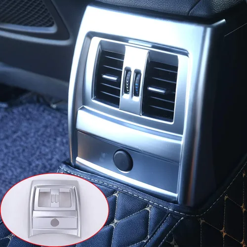 YIWANG Cubierta del marco de la ventilación del aire del interior del coche del ABS Chrome para BMW 3 4 Series F30 GT F34 2016-2019