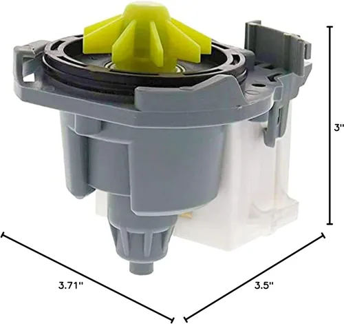 Miniatura 7 de [W10724439 W10876537 Bomba OEM Mania] W10724439 W10876537 NUEVO OEM producido para la bomba de drenaje de lavadora Whirlpool pieza de repuesto