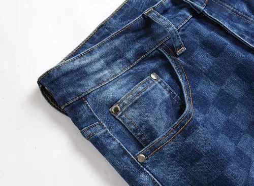 Miniatura 6 de AITITIA - Jeans rasgados de ajuste estándar para hombre