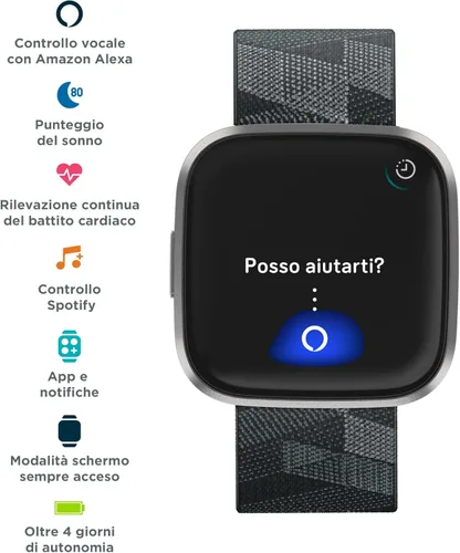 Miniatura 2 de Fitbit Versa 2 Special Edition - Reloj inteligente de salud y acondicionamiento físico con frecuencia cardíaca, música, Alexa integrado, seguimiento
