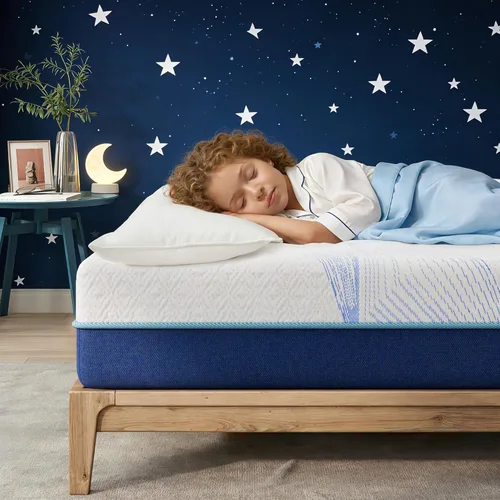 Miniatura 14 de Colchón de tamaño individual, colchón de espuma viscoelástica de gel de 6 pulgadas para dormir fresco por la noche y aliviar la presión, colchón