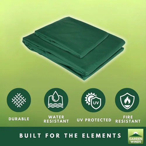 Miniatura 7 de Garden Winds Cubierta superior reforzada RipLock 350 de repuesto compatible con Allen Roth modelos de cenador de 10 x 12 pies GF-12S004B, Verde