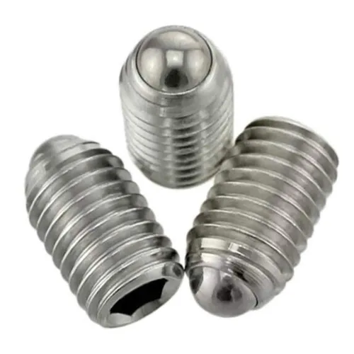 Miniatura 2 de Tornillos de agarre de punta de bola de resorte hexagonal de acero inoxidable M3 x 0.236 in 20pcs