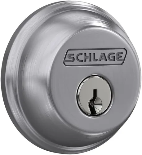 Miniatura 19 de Schlage - Cerrojo con llave de 1 lado, la más alta seguridad residencial, negro mate, B60 N 622