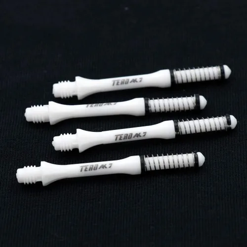 CUESOUL TERO AK7 Slim Dart Shafts S/M/L - Muelle telescópico integrado para dardos de punta de acero y dardos de punta suave, juego de 3 piezas