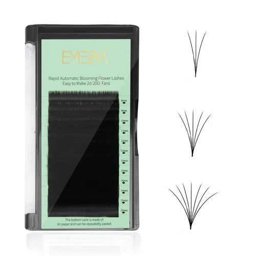 EMEDA extensiones de pestañas 2D-20D, gran volumen