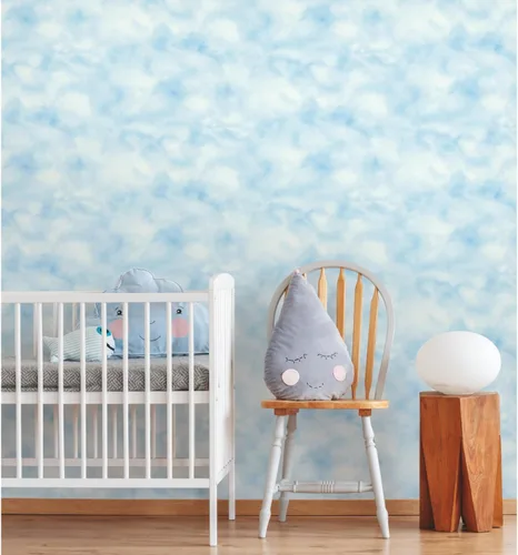 Miniatura 6 de RoomMates RMK10709WP - Papel pintado rosa en nubes despegar y pegar