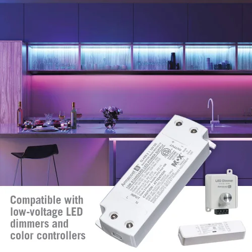 Miniatura 3 de Armacost Lighting 810120 Fuente de alimentación LED de 12 voltios, color blanco