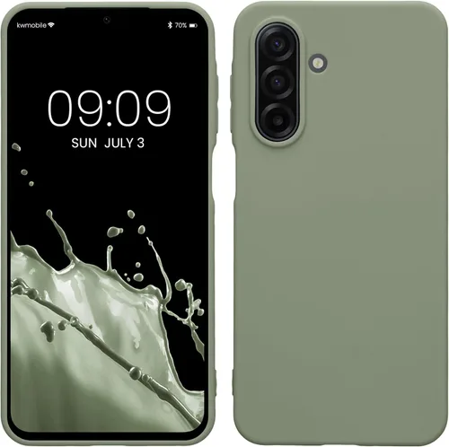 Miniatura 128 de kwmobile Funda compatible con Samsung Galaxy A23 4G / 5G - Funda de silicona TPU metálica suave y delgada - Rojo oscuro metálico