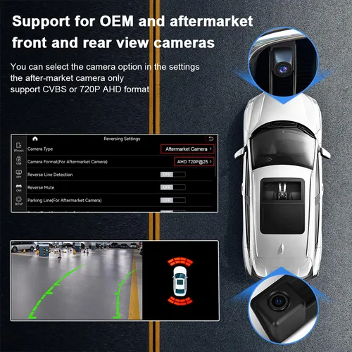 Miniatura 7 de PEMP Pantalla Linux para BMW Serie 3 F30 Sistema NBT CIC, Soporta CarPlay Inalámbrico y Android Auto con una Cámara de Reversa AHD de 720P 2012-2017