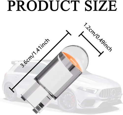Miniatura 2 de beypovk 30 bombillas LED de repuesto de 194 bombillas LED, 6000K 168 2825 W5W T10, bombillas interiores sin errores para automóvil, cúpula de mapa