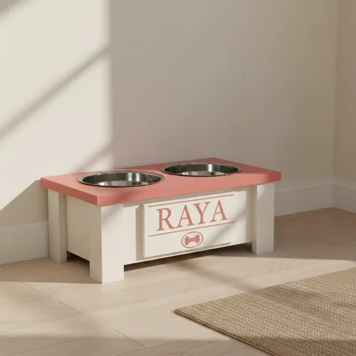 Miniatura 48 de GrooveThis Woodshop Soporte Personalizado de Cuenco Elevado para Perros de Tamaño Grande, Mediano, Pequeño y Extra Pequeño - Cuencos de Acero Negro